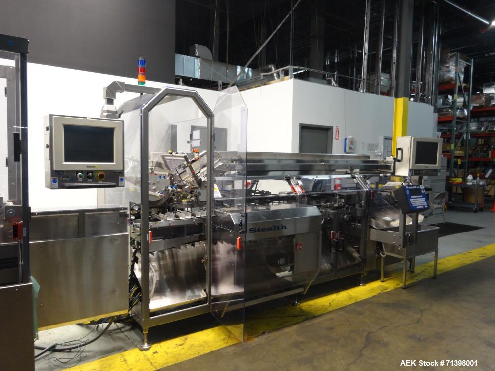 Used- MGS Stealth Automatic Horizontal Pharmaceutical Cartoner