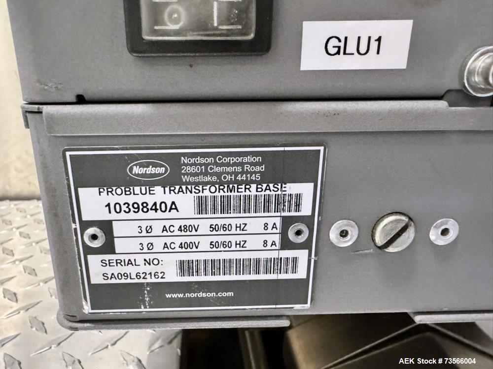 Used MGS Machine Stealth Horizontal Continuous Motion Cartoner, Serial# 14127, Year 2010. With Allen-Bradley PanelView Plus 1000, Nordson glue unit, panel & assorted parts.