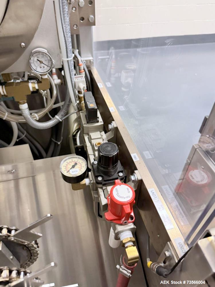 Used MGS Machine Stealth Horizontal Continuous Motion Cartoner, Serial# 14127, Year 2010. With Allen-Bradley PanelView Plus 1000, Nordson glue unit, panel & assorted parts.