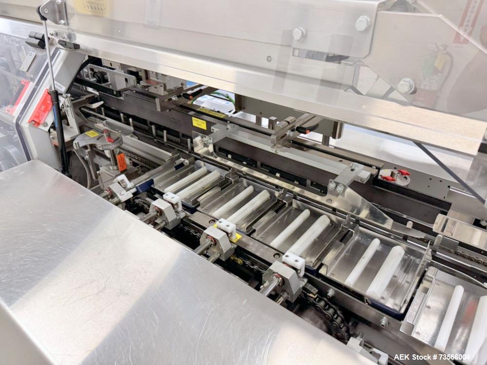 Used MGS Machine Stealth Horizontal Continuous Motion Cartoner, Serial# 14127, Year 2010. With Allen-Bradley PanelView Plus 1000, Nordson glue unit, panel & assorted parts.