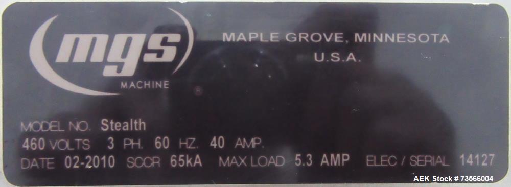 MGS Stealth Pharmaceutical Cartoner | Allen Bradley | Optel Vision | For Sale