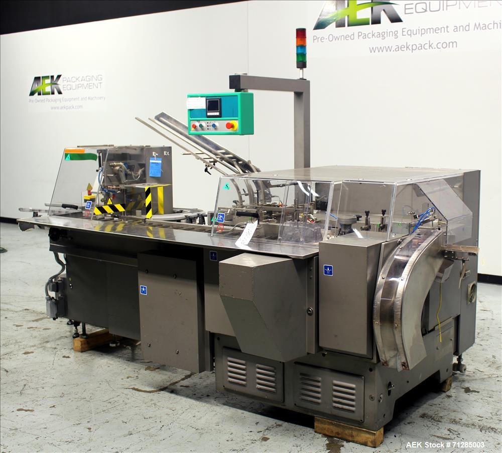 Used Marchesini Model BA 100 Automatic Horizontal Intermittent Motion Cartoner