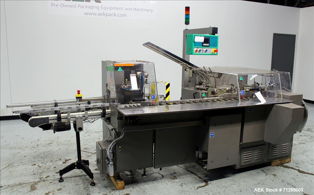 Used Marchesini Model BA 100 Automatic Horizontal Intermittent Motion Cartoner