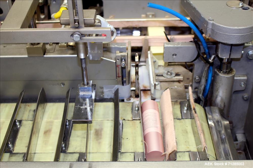 Used Marchesini Model BA 100 Automatic Horizontal Intermittent Motion Cartoner