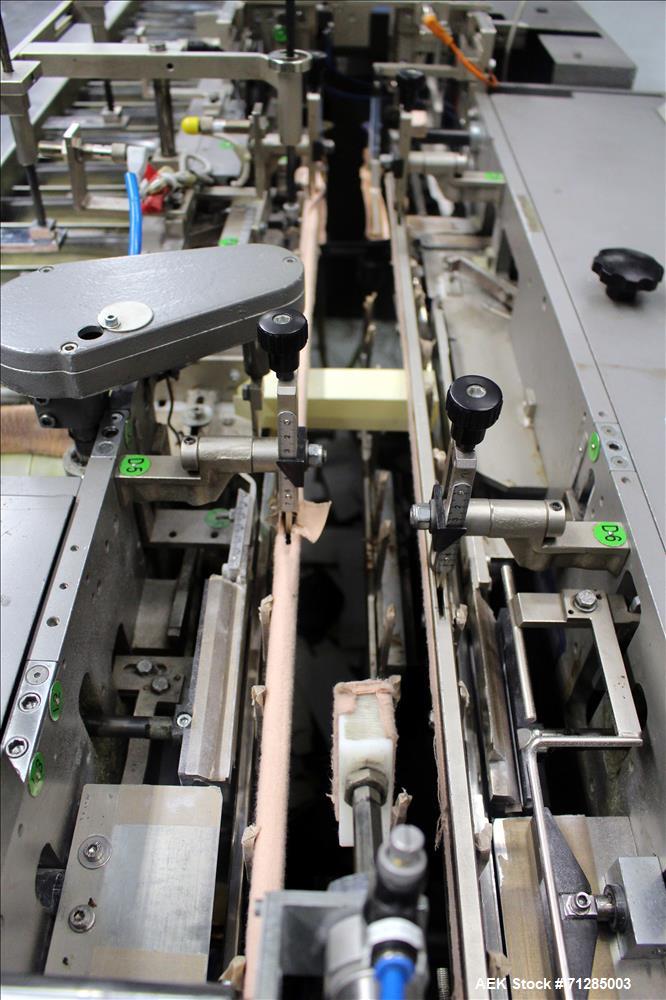 Used Marchesini Model BA 100 Automatic Horizontal Intermittent Motion Cartoner