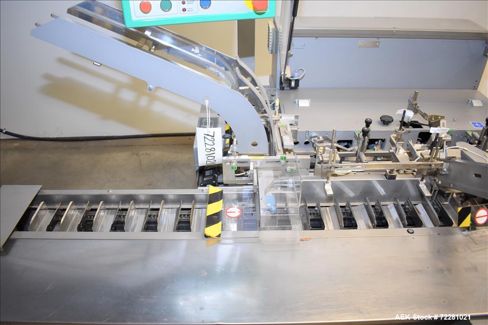 Marchesini Model BA100 Small Footprint Cosmetic/Cannabis Horizontal Cartoner