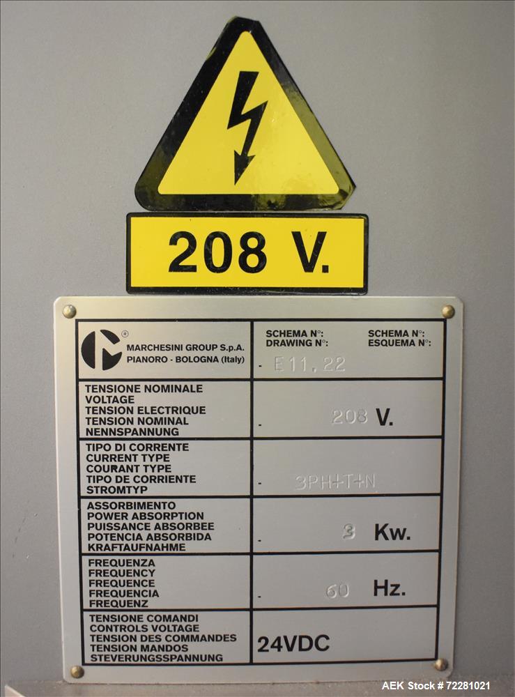 Marchesini Model BA100 Small Footprint Cosmetic/Cannabis Horizontal Cartoner