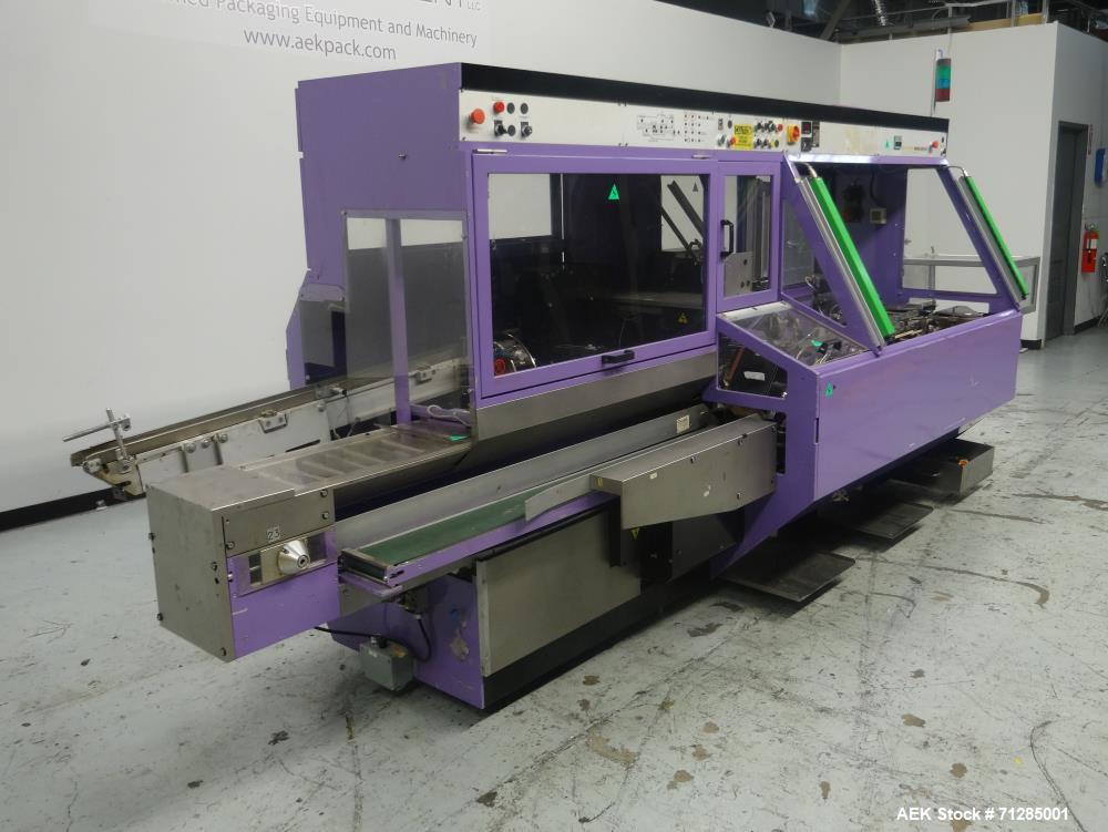 Used Marchesini Model M 140 Automatic Horizontal Reverse Tuck Cartoner