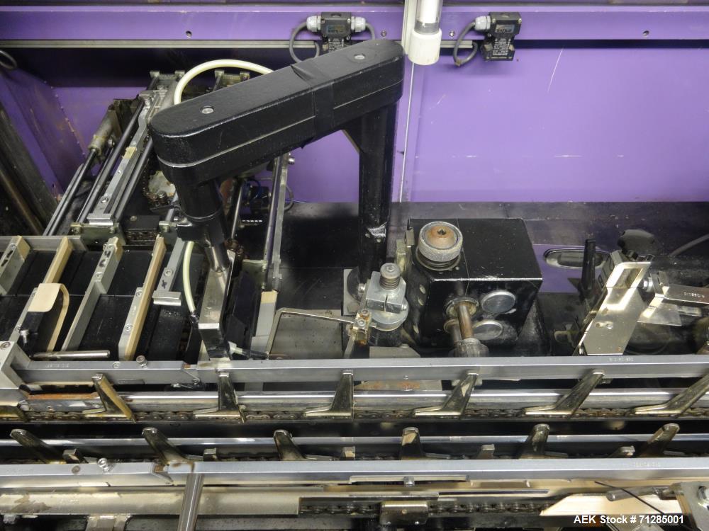 Used Marchesini Model M 140 Automatic Horizontal Reverse Tuck Cartoner