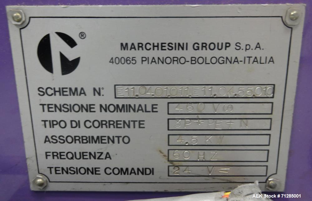 Used- Marchesini Model M 140 Automatic Horizontal Reverse Tuck Cartoner