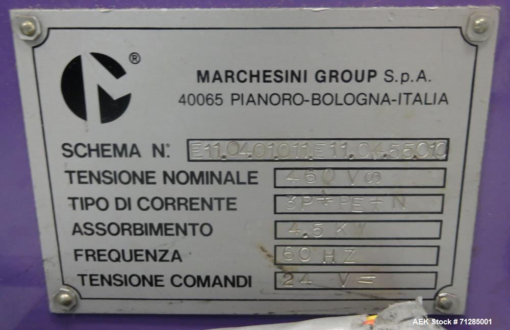 Used Marchesini Model M 140 Automatic Horizontal Reverse Tuck Cartoner