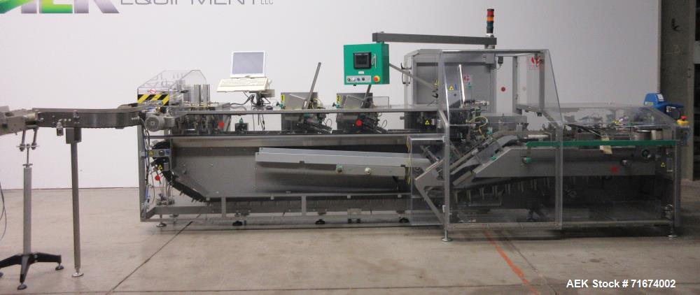 Used- Marchesini Model MA155A Continuous Motion Horizontal Blister Cartoner
