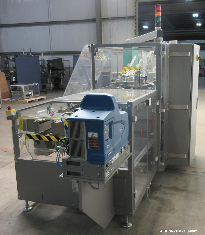 Used- Marchesini Model MA155A Continuous Motion Horizontal Blister Cartoner