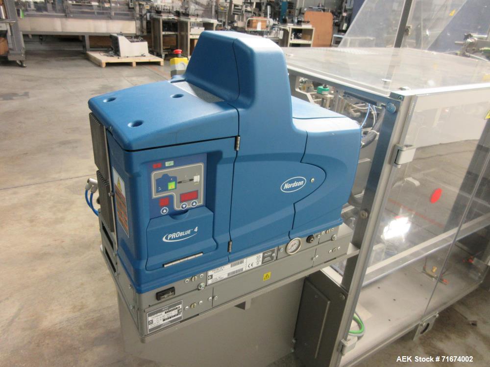 Used- Marchesini Model MA155A Continuous Motion Horizontal Blister Cartoner