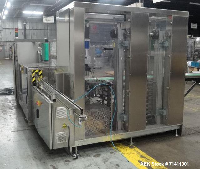 Used Marchesini Model MA352S Automatic Vial/Bottle Cartoner with Vison System