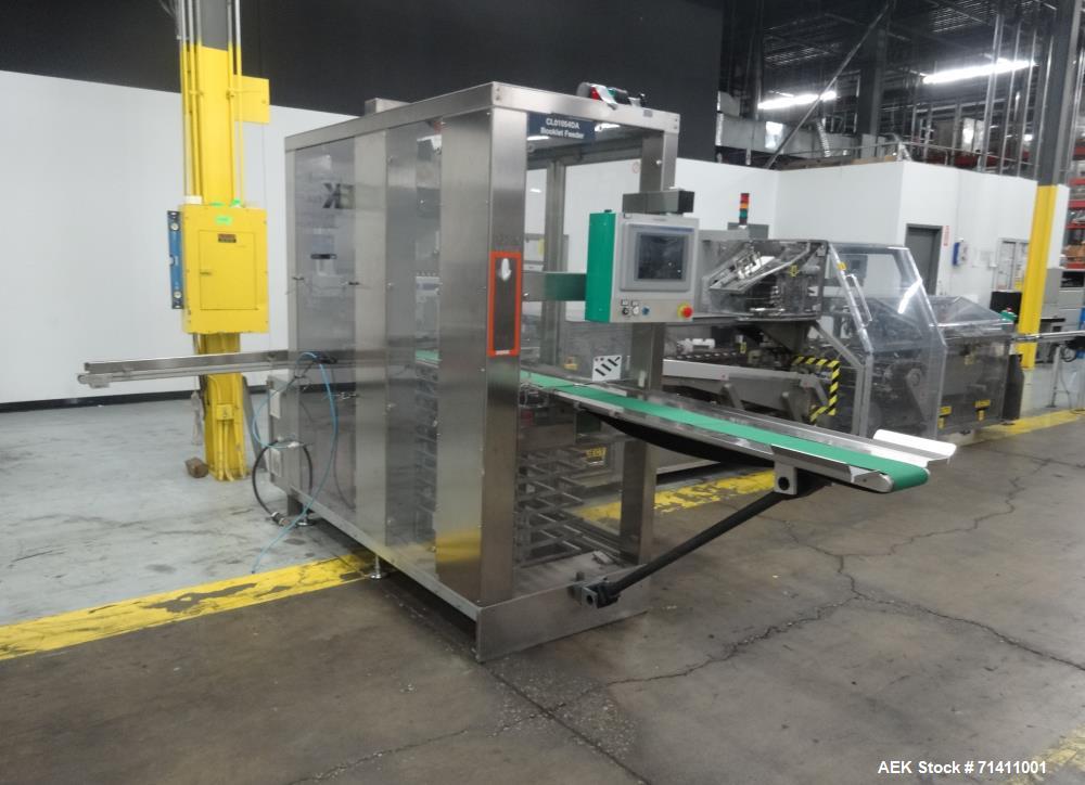 Used Marchesini Model MA352S Automatic Vial/Bottle Cartoner with Vison System