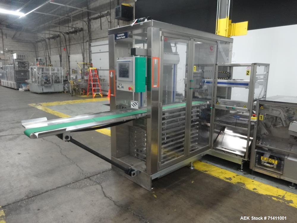 Used Marchesini Model MA352S Automatic Vial/Bottle Cartoner with Vison System