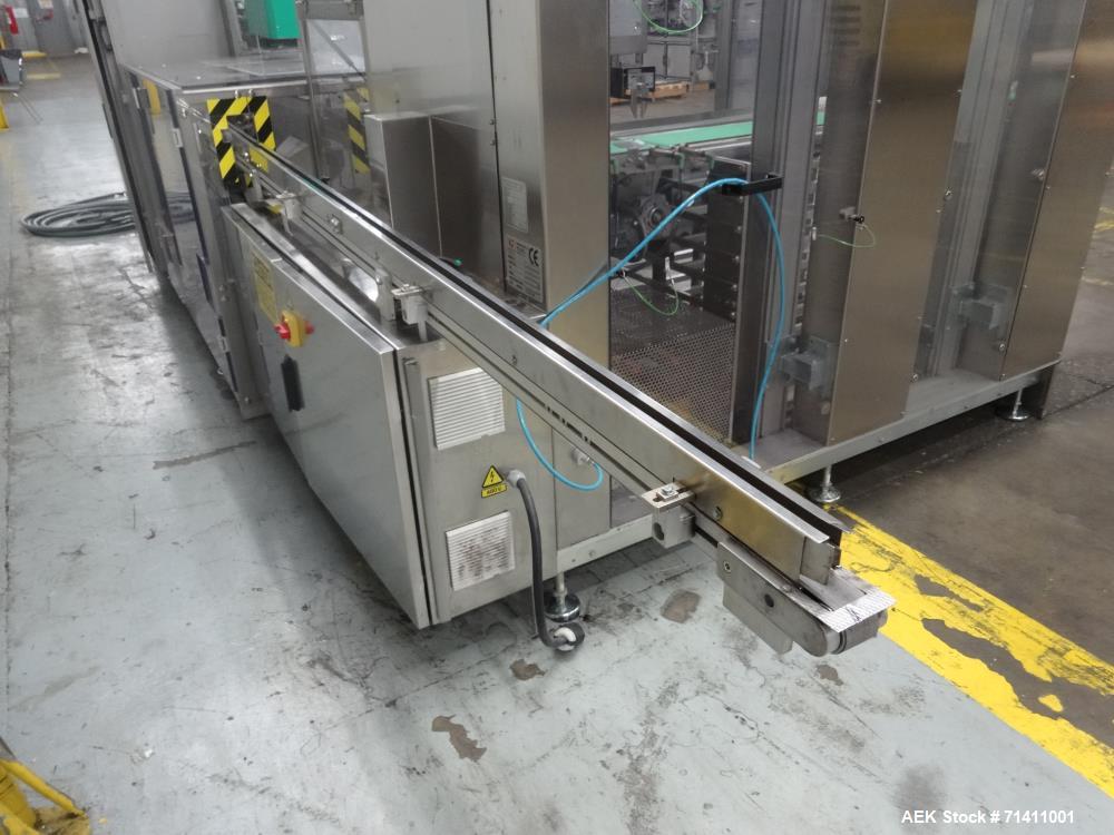 Used Marchesini Model MA352S Automatic Vial/Bottle Cartoner with Vison System