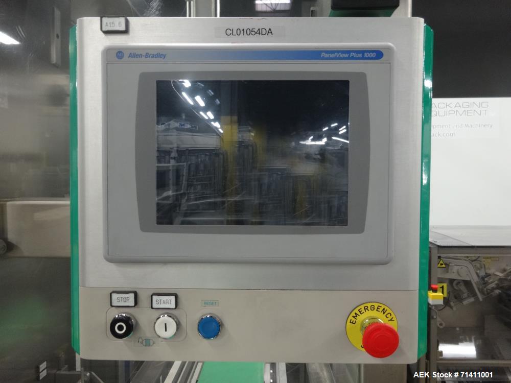 Used Marchesini Model MA352S Automatic Vial/Bottle Cartoner with Vison System