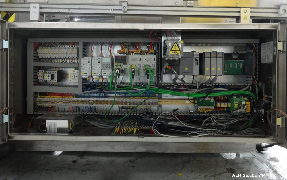 Used Marchesini Model MA352S Automatic Vial/Bottle Cartoner with Vison System