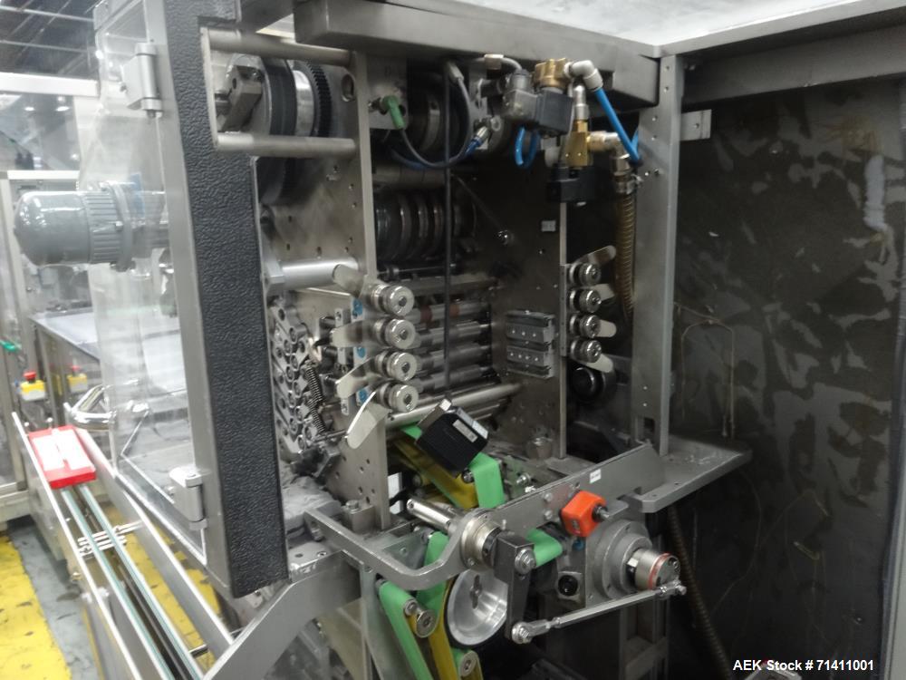 Used Marchesini Model MA352S Automatic Vial/Bottle Cartoner with Vison System