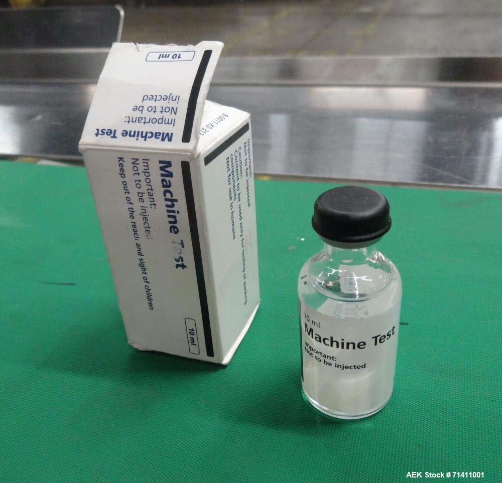 Used Marchesini Model MA352S Automatic Vial/Bottle Cartoner with Vison System