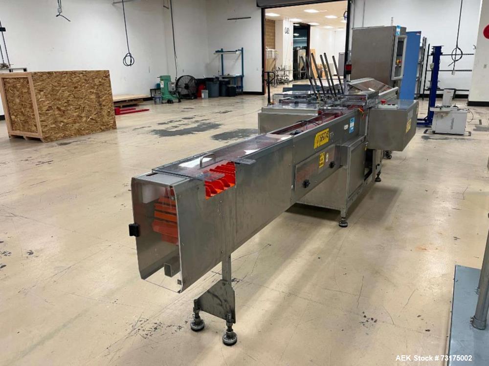 Used Norden NP1400-NX Horizontal Cartoner – 140 Tubes/Min, Glue Ready