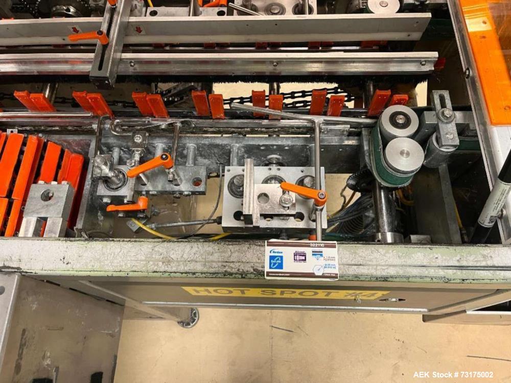 Used Norden NP1400-NX Horizontal Cartoner – 140 Tubes/Min, Glue Ready