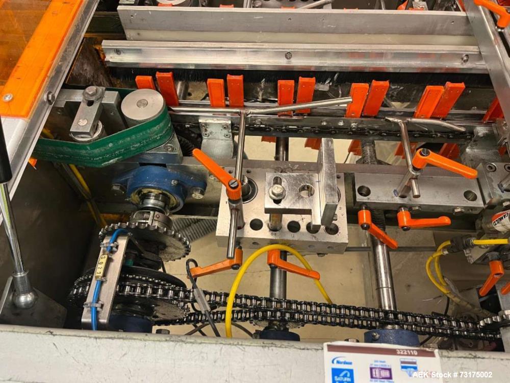 Used Norden NP1400-NX Horizontal Cartoner – 140 Tubes/Min, Glue Ready