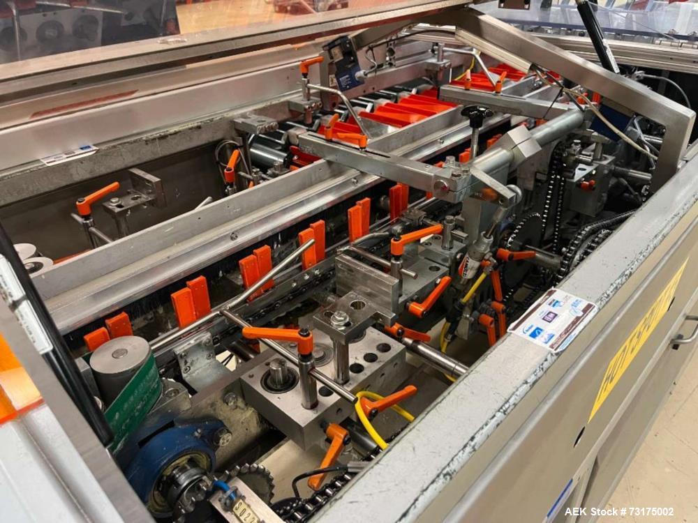 Used Norden NP1400-NX Horizontal Cartoner – 140 Tubes/Min, Glue Ready