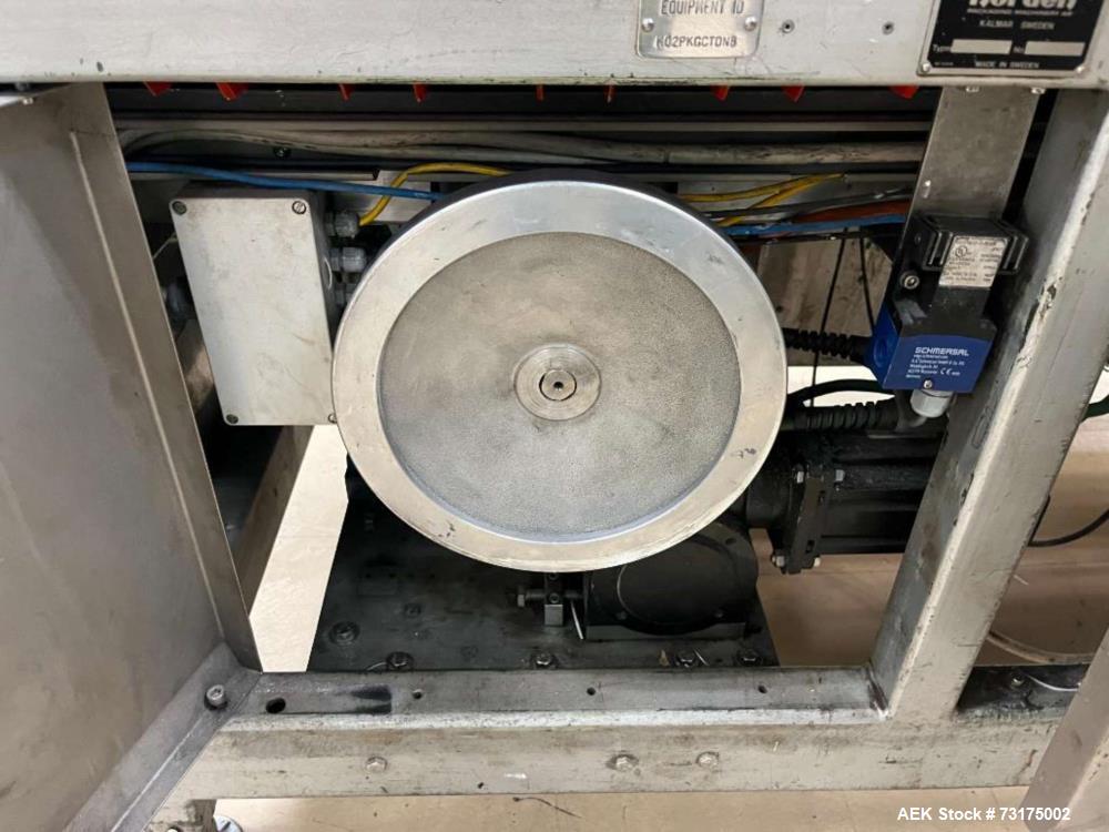 Used Norden NP1400-NX Horizontal Cartoner – 140 Tubes/Min, Glue Ready
