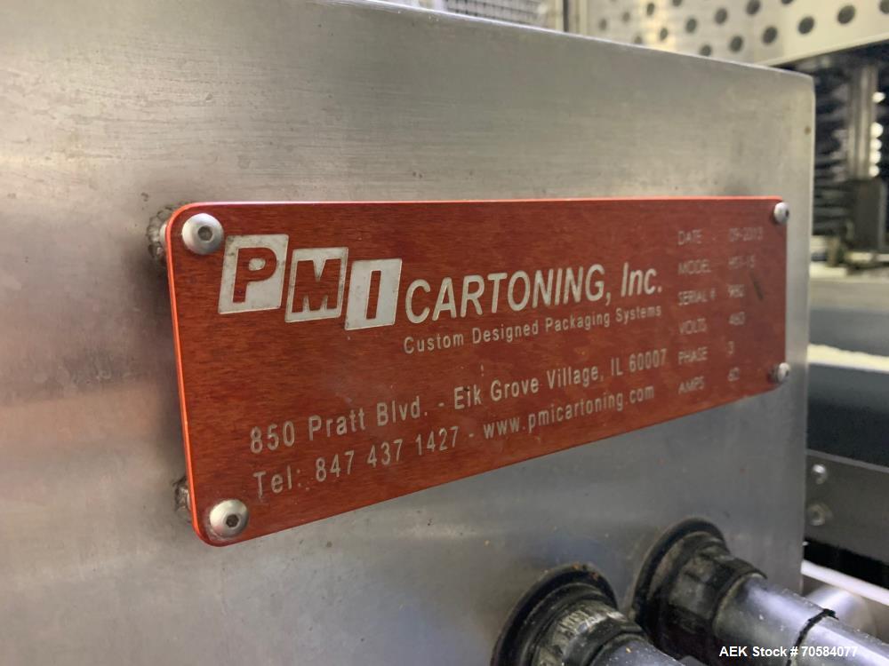 Used PMI Model HS1-15 Large Center Automatic Horizontal Cartoner.