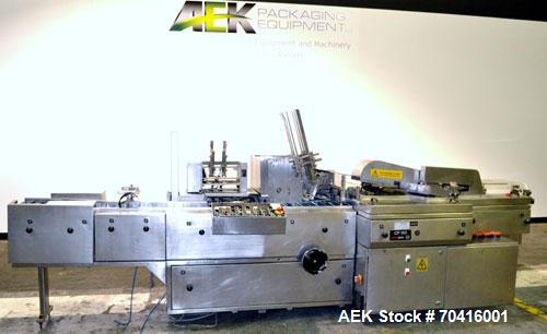Used PamPac Model CP 120 Automatic Horizontal Blister Cartoner.