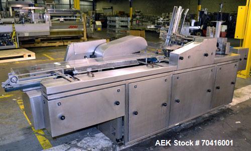 Used PamPac Model CP 120 Automatic Horizontal Blister Cartoner.
