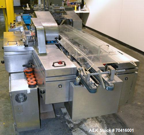 Used PamPac Model CP 120 Automatic Horizontal Blister Cartoner.