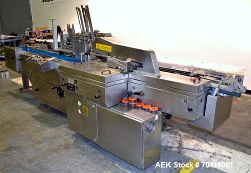 Used PamPac Model CP 120 Automatic Horizontal Blister Cartoner.