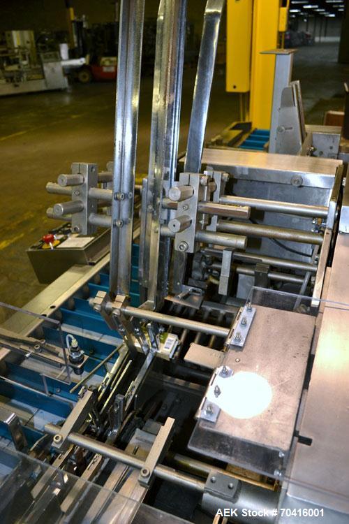 Used PamPac Model CP 120 Automatic Horizontal Blister Cartoner.
