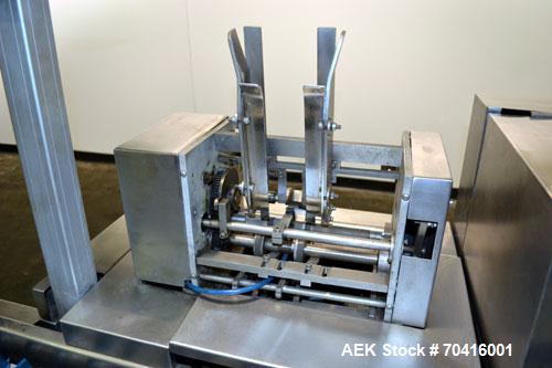 Used PamPac Model CP 120 Automatic Horizontal Blister Cartoner.