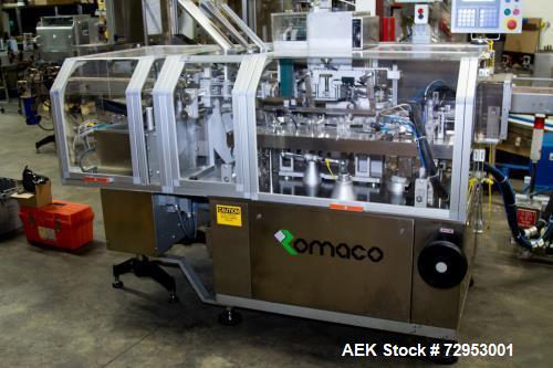 Used- Romaco AS100 Horizontal Automatic Intermittent Motion Cartoner