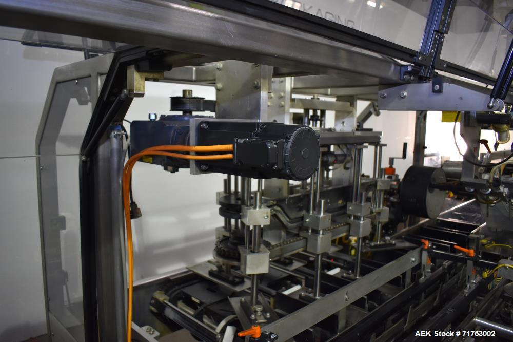 Used Serpa Model 5000AL Automatic Horizontal Cartoner with Glue Flap Closure