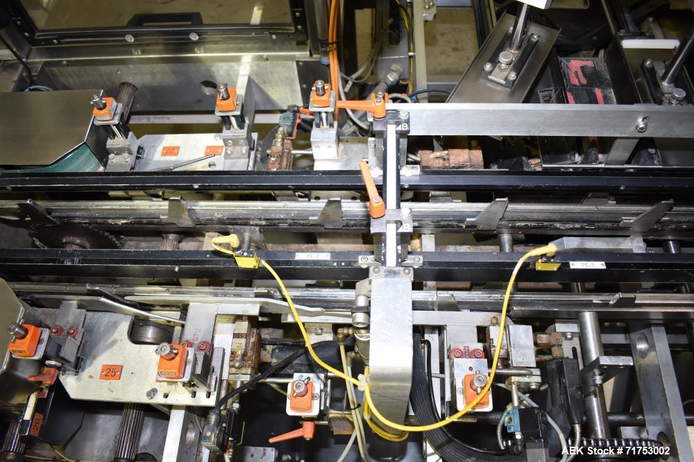 Used Serpa Model 5000AL Automatic Horizontal Cartoner with Glue Flap Closure