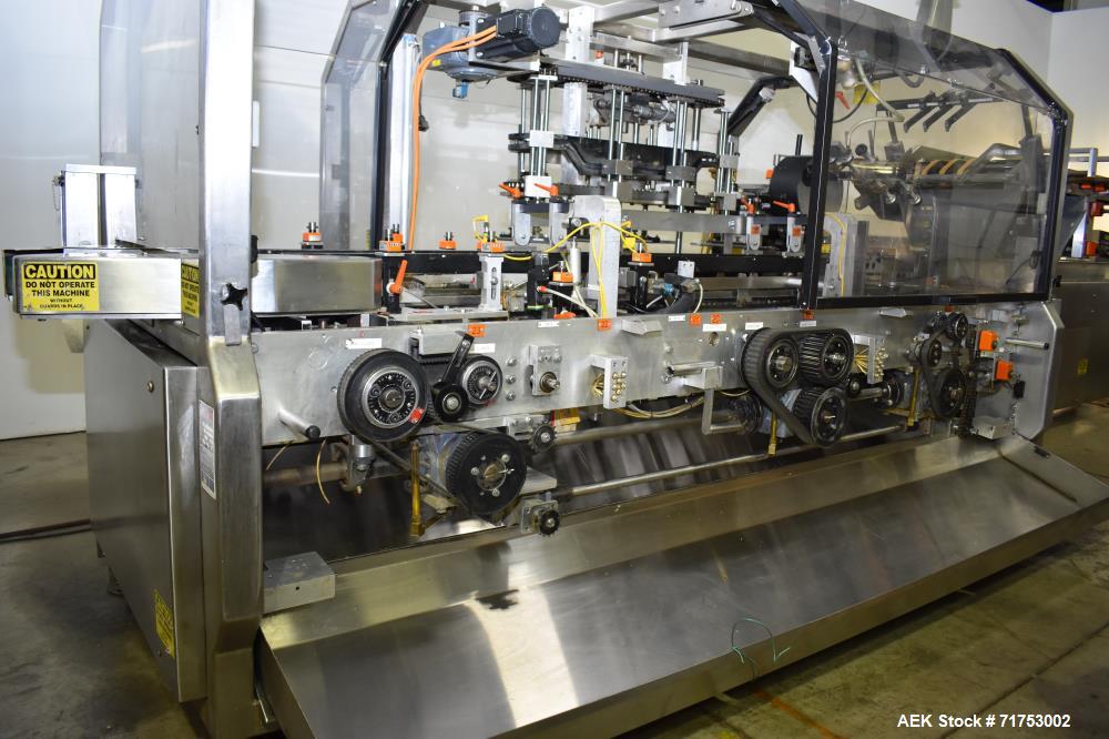 Used Serpa Model 5000AL Automatic Horizontal Cartoner with Glue Flap Closure