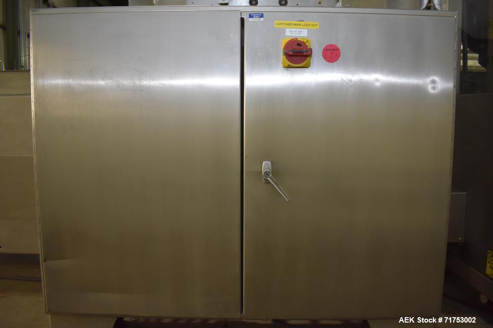Used Serpa Model 5000AL Automatic Horizontal Cartoner with Glue Flap Closure