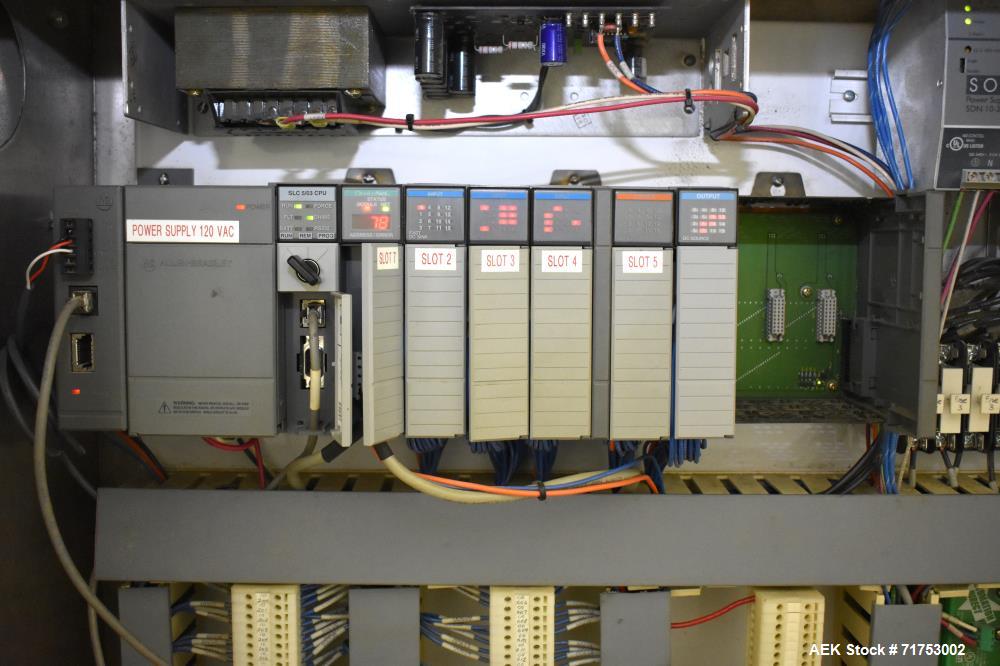 Used Serpa Model 5000AL Automatic Horizontal Cartoner with Glue Flap Closure