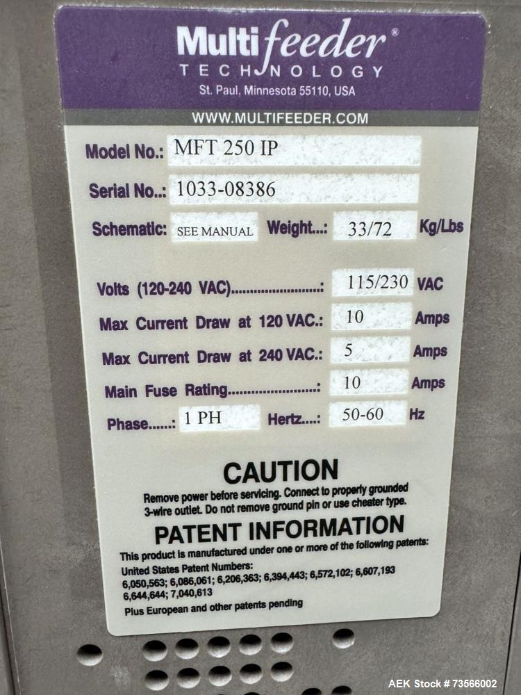Used Serpa Packaging Solutions Horizontal Cartoner, Model 5000CAL, Serial# 1927, Year 2011. With Nordson glue unit, Multi-feeder model MFT 250IP, panel, Allen-Bradley CompactLogix L32E.