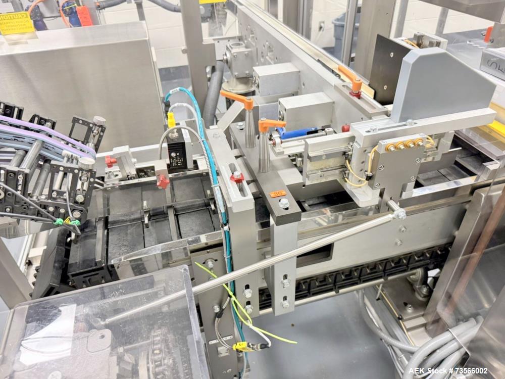 Used Serpa Packaging Solutions Horizontal Cartoner, Model 5000CAL, Serial# 1927, Year 2011. With Nordson glue unit, Multi-feeder model MFT 250IP, panel, Allen-Bradley CompactLogix L32E.