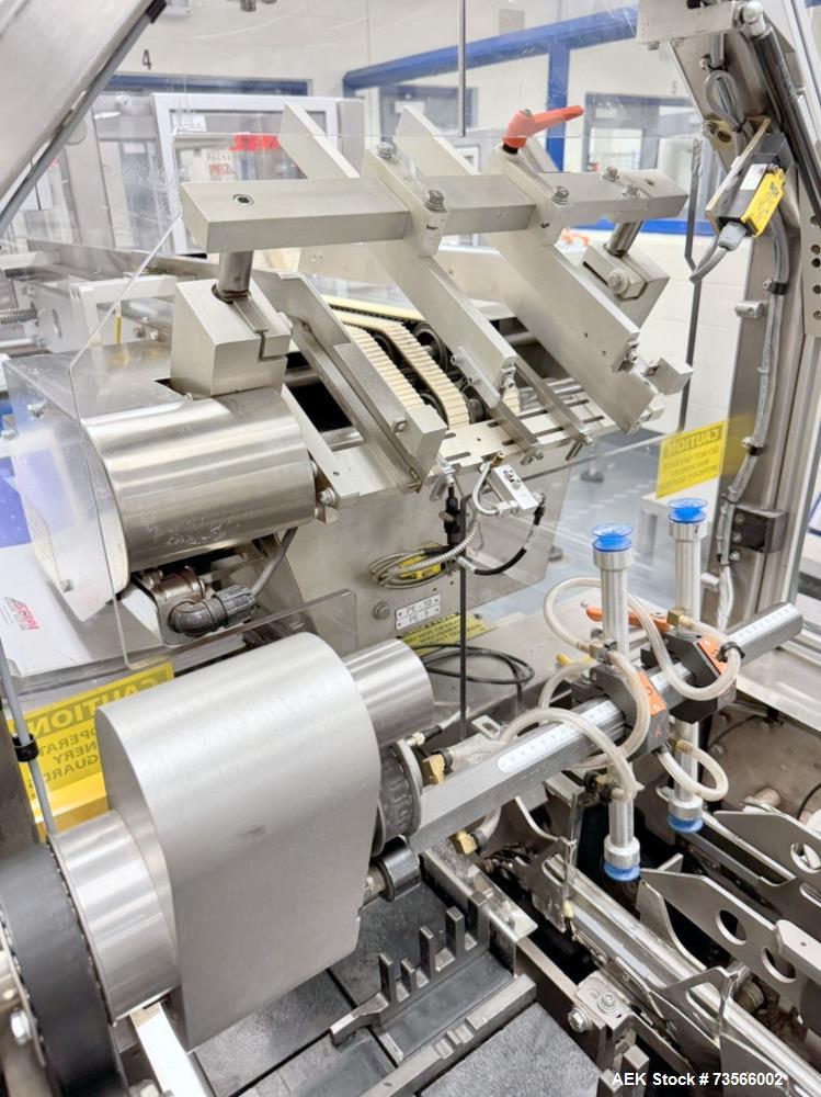 Used Serpa Packaging Solutions Horizontal Cartoner, Model 5000CAL, Serial# 1927, Year 2011. With Nordson glue unit, Multi-feeder model MFT 250IP, panel, Allen-Bradley CompactLogix L32E.