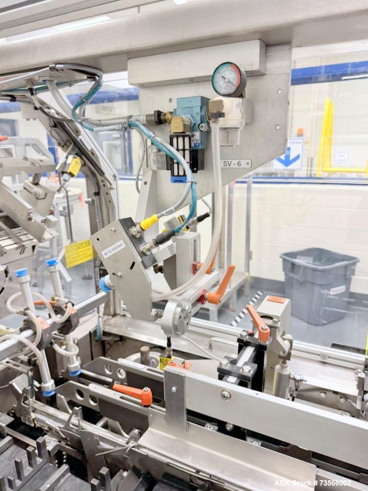 Used Serpa Packaging Solutions Horizontal Cartoner, Model 5000CAL, Serial# 1927, Year 2011. With Nordson glue unit, Multi-feeder model MFT 250IP, panel, Allen-Bradley CompactLogix L32E.