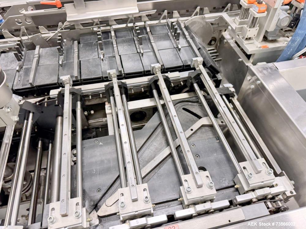 Used Serpa Packaging Solutions Horizontal Cartoner, Model 5000CAL, Serial# 1927, Year 2011. With Nordson glue unit, Multi-feeder model MFT 250IP, panel, Allen-Bradley CompactLogix L32E.