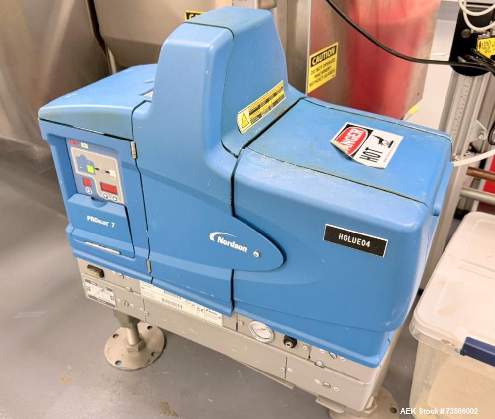 Used Serpa Packaging Solutions Horizontal Cartoner, Model 5000CAL, Serial# 1927, Year 2011. With Nordson glue unit, Multi-feeder model MFT 250IP, panel, Allen-Bradley CompactLogix L32E.